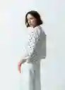 Camisa Mujer Crudo Puro Claro Talla M 011G330 Naf Naf