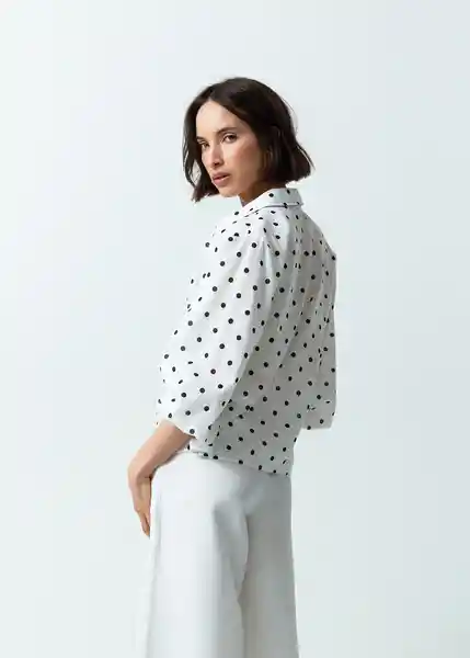 Camisa Mujer Crudo Puro Claro Talla M 011G330 Naf Naf