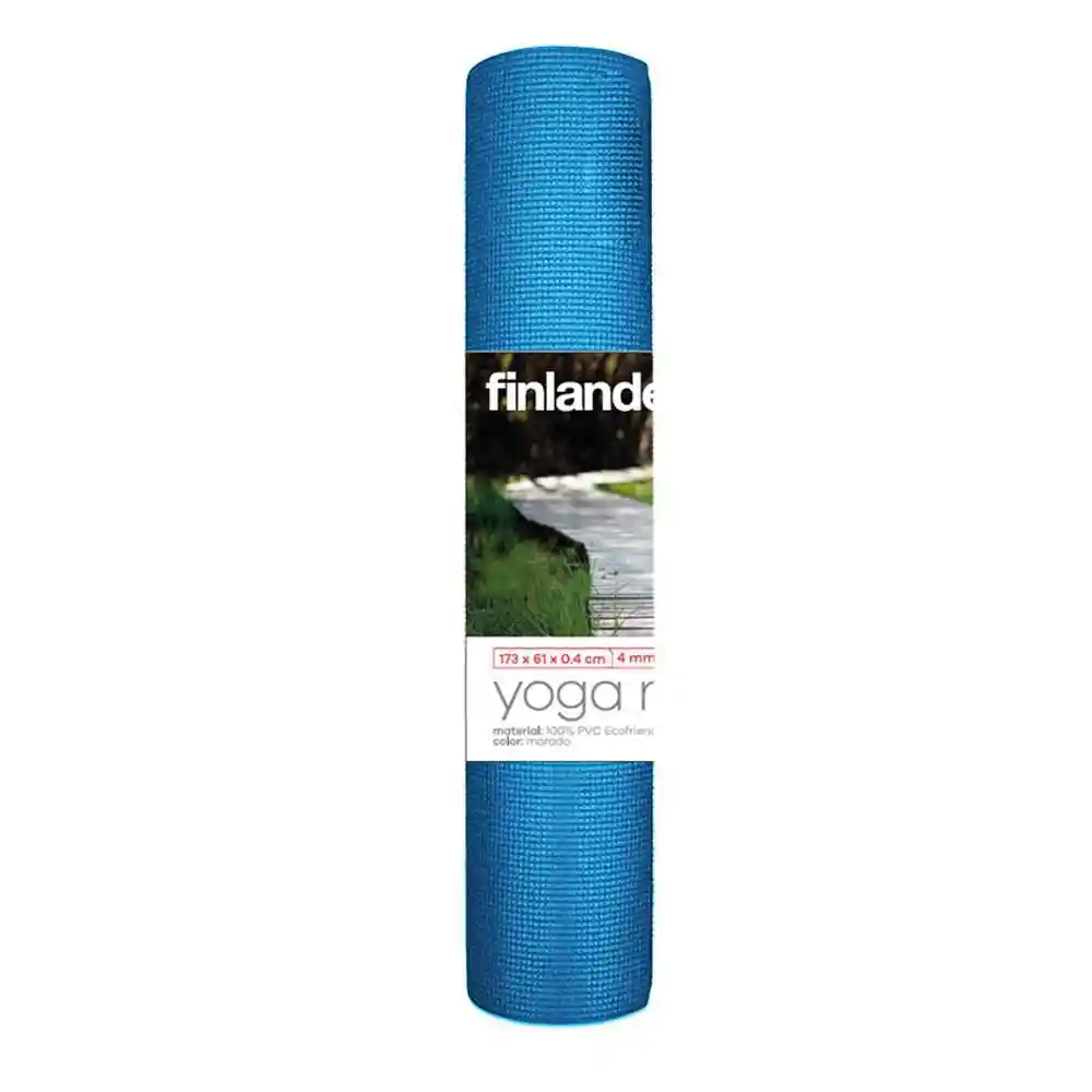 Finlandek Yoga Mat Azul 4 mm 86206