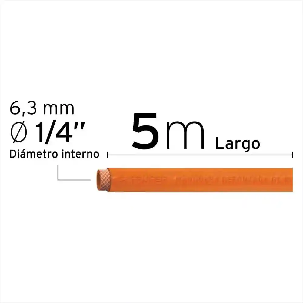 Manguera Pvc Para Compresor ( 5m )