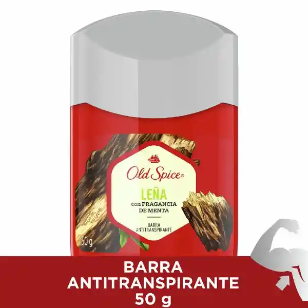 Old Spice Antitranspirante Leña con Fragancia a Menta en Barra