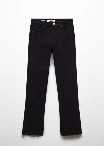 Pantalón Jean Elle Tejano Negro Talla 54 Mujer Mango