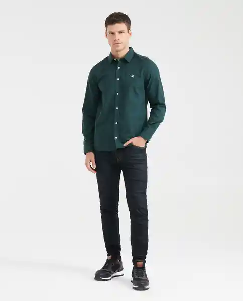 Camiseta Oxford Verde Nafta Ultra Oscuro T. M Chevignon