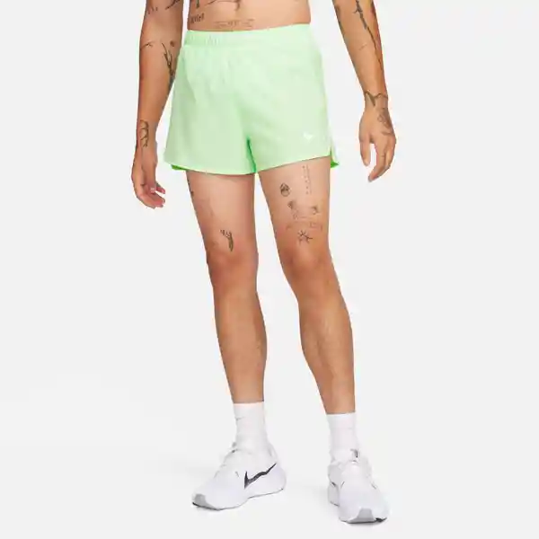 Nike Short Df Fast 3in Bf Para Hombre Verde Talla XL