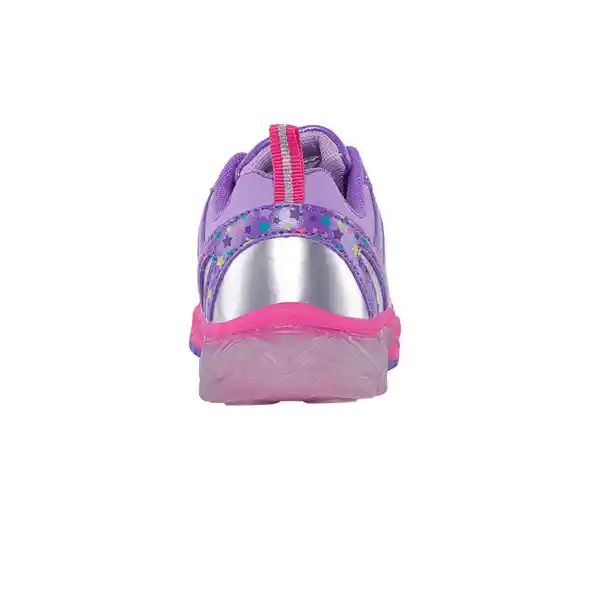 Los Gomosos Tenis Con Luces Orelli Niña Morado Talla 23