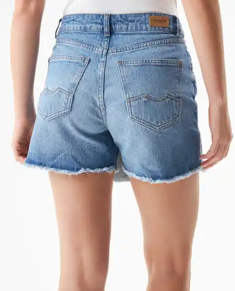 Falda Corta- Claro Azul Cristalino Claro Talla 10 Chevignon