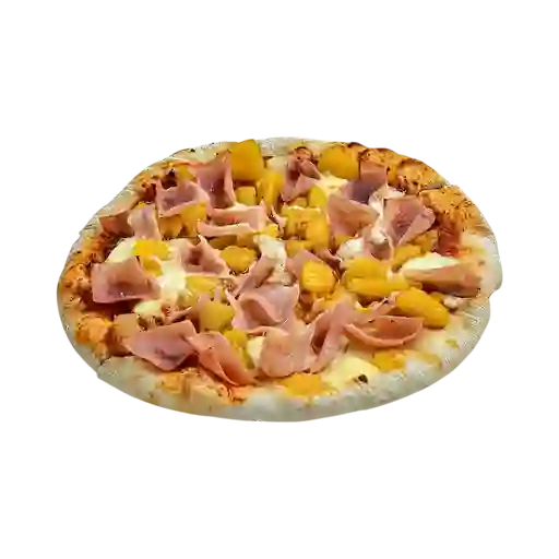 Pizza hawaiana mediana