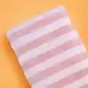 Toalla de Baño Rayada Serie Rosa Miniso