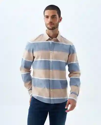 Camisa Hombre Café Talla S 819f506 Americanino