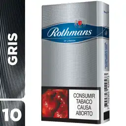 Cigarrillo Rothmans Gris 10'S