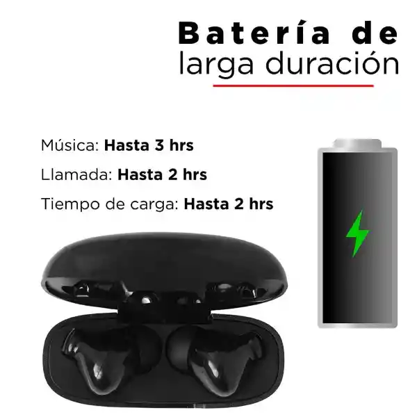 Audifonos Inalámbricos Color Negro Modelo Eb019 Miniso