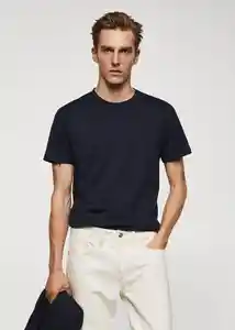 Camiseta Cherlo Navy Talla XS Hombre Mango