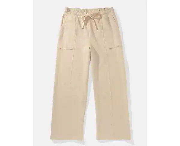 Pantalón Mujer Beige Talla Medium American Eagle