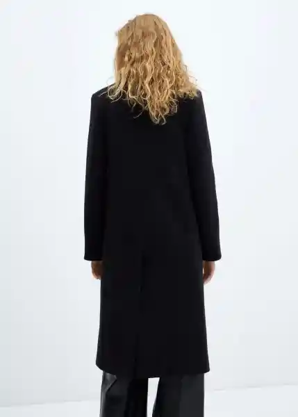 Abrigo Solete Azul Noche Talla XS Mujer Mango