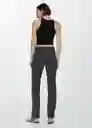 Top Diana Negro Talla S Mujer Mango