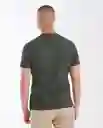 Camiseta Textured Verde Selvoso Ultraoscuro Talla M Chevignon