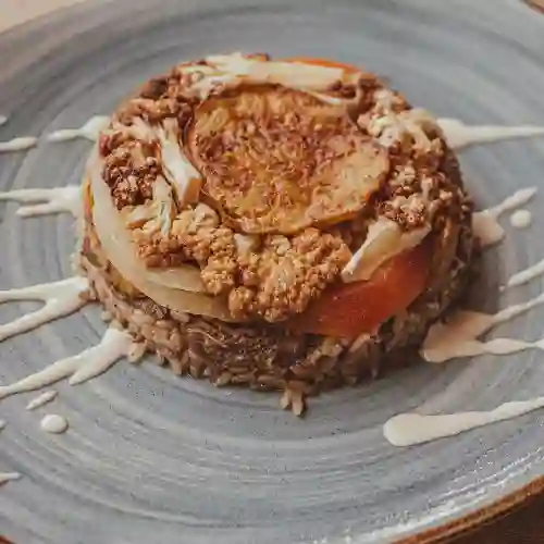 Maklubi Arroz Volteado