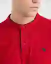Camiseta Polo Details Contrast Rojo Chili Oscuro S Chevignon
