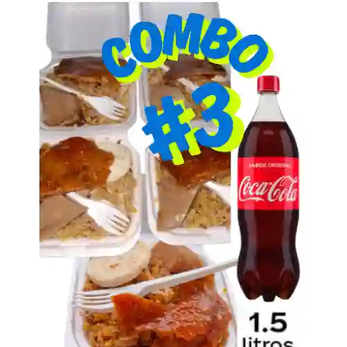 Combo #3: 5 Cajas de Lechona Pequeña + Gaseosa 1.5 Litros