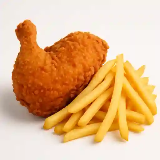 Pollo 1/4 y Papas a la Francesa
