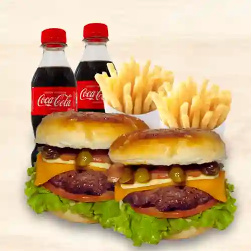 Hamburguesa Tribu para Dos
