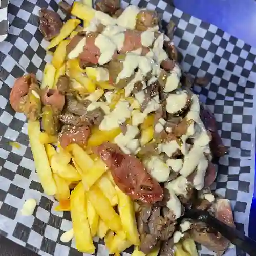Salchipapas Combinada
