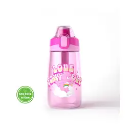 Vaso Plástico Mango Silicona Care Bears Rosa 500 mL Miniso