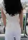 Top Parise Blanco Talla S Mujer Mango