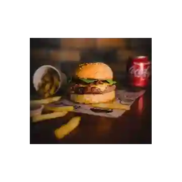 Hamburguesa con Tocineta+francesa