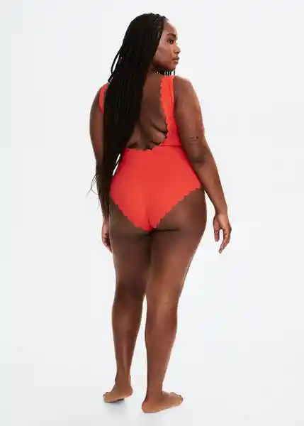 Traje del Bañador Sunny Rojo Talla 28 Mujer Mango