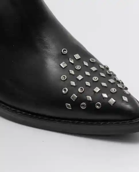 Botas Studded Mujer Negro Talla 38 Chevignon