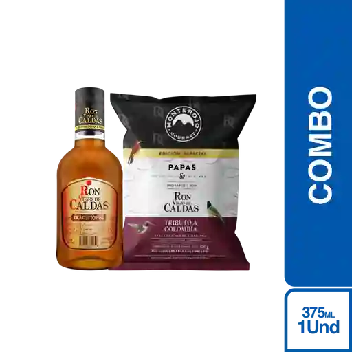Combo Bbq Ron 100 g + Ron Viejo de Caldas Dorado Tradicional