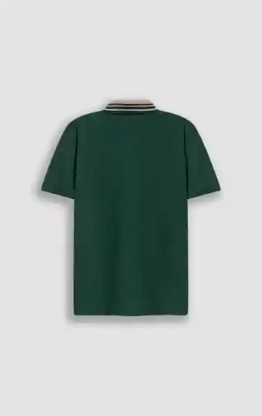 Camiseta Polo Hombre Verde Talla M 802G081_VER195918 Americanino