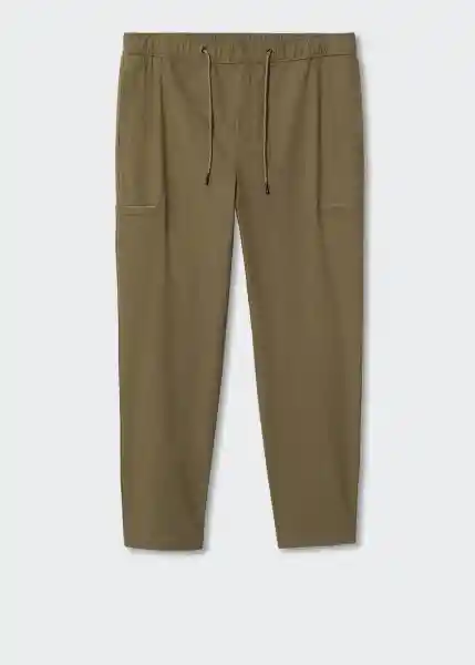 Pantalón Kirin Oliva Talla 40 Hombre Mango