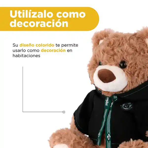 Oso Con Uniforme Slytherin Serie Harry Potter de 10 in Miniso