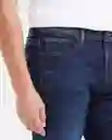 Jean Slim Fit- Famous Azul Clásico Oscuro Talla 32/32 Chevignon