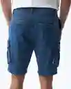 Bermuda Hombre Azul Talla 34 551G004_AZU174021 Americanino