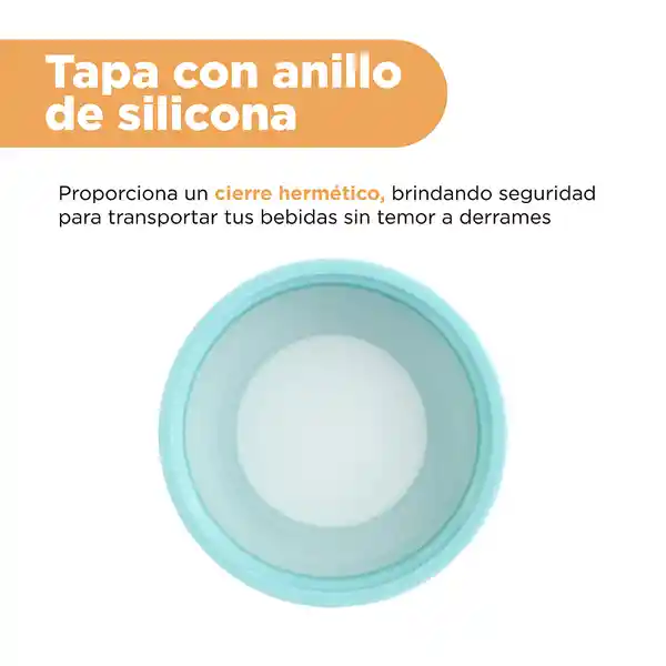 Miniso Botilito de Vidrio Osos Escandaloso Panda Verde 5.0 