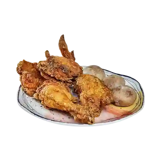 Medio Pollo Apanado
