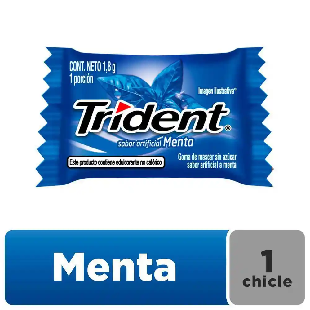 Trident Chicle Menta