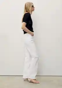 Jean Matilda Blanco Talla 38 Mujer Mango