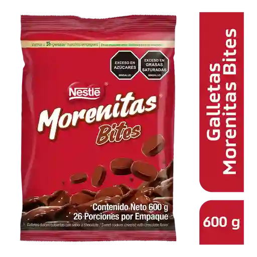 Nestle Chocolates Morenitas Bites Galleta
