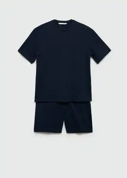 Pijama Pack Sleep Navy Talla L Hombre Mango