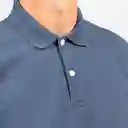 Inesis Camiseta Polo de Golf Manga Corta Hombre Azul Talla M