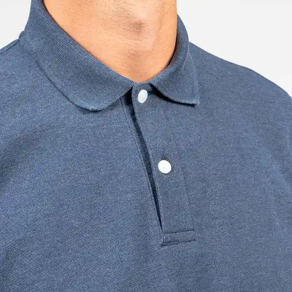 Inesis Camiseta Polo de Golf Manga Corta Hombre Azul Talla M