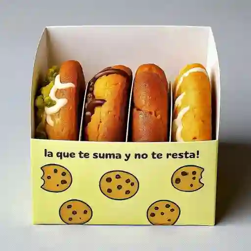 Caja de galletas saludables x 4 unidades