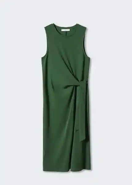 Vestido Fertina Verde Talla 26 Mujer Mango