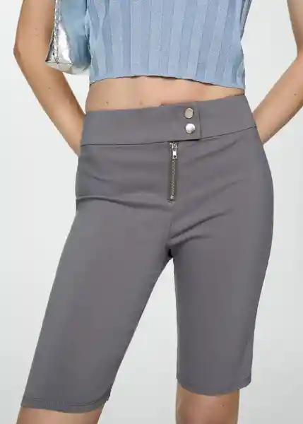 Pantalón Cobi Gris Talla XS Mujer Mango