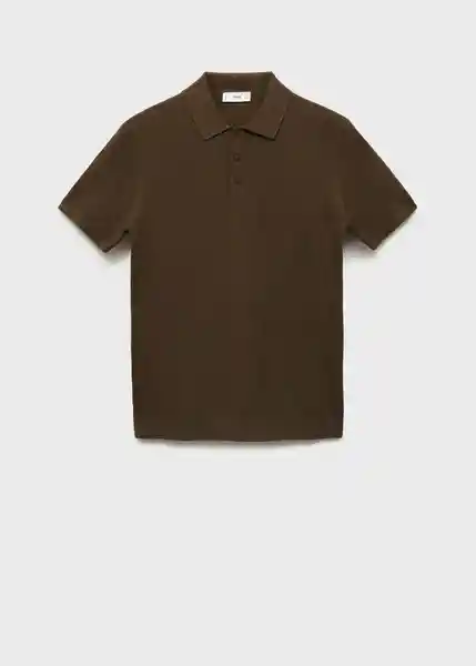 Polo Andrew Marrón Talla M Hombre Mango