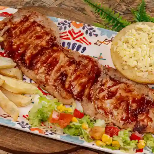 Carne de res asada a l plancha